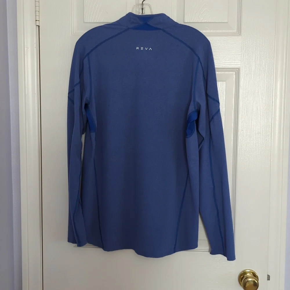 REVA Men's 1/4 Zip Pullover Athletic Top - Picture 6 of 6